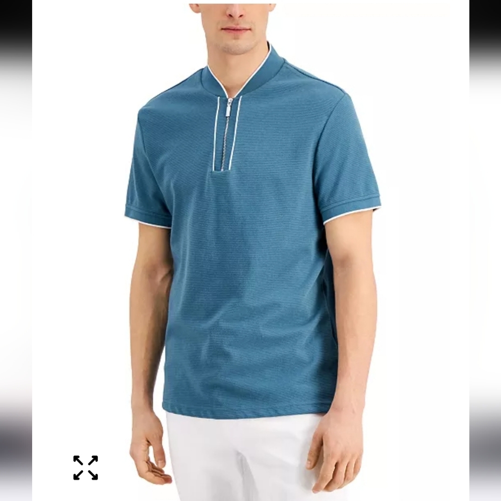 INC International Concepts Teal Polo Shirt